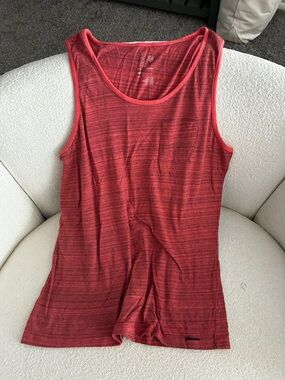 on the byas Red Striped Men's Tank Top